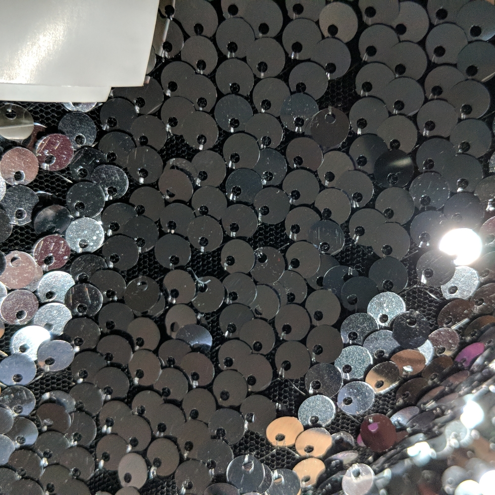 Carmen Marc Valvo Sequin, Long Skirt.  Size 6 - Picture 5 of 7